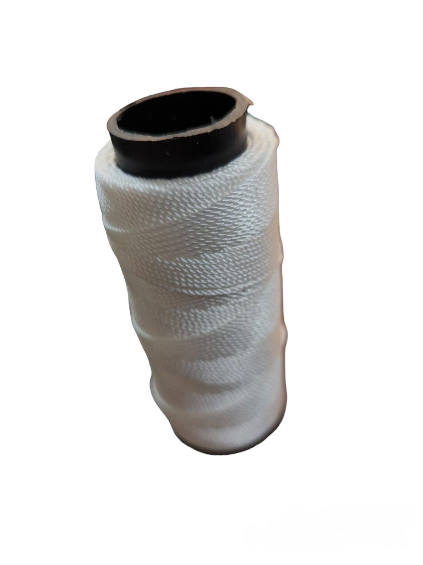 Spool of white Rewinding Thread 60 Grams Nylon for quilting and sewing projects