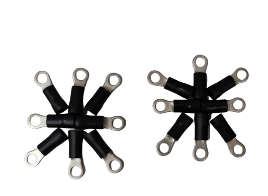 Ring type terminal lugs for wiring, durable connectors for secure electrical connections