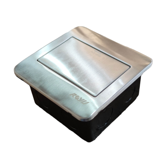 Royu stainless steel Floor Outlet Fixture For RWF50 with square design and protective cover
