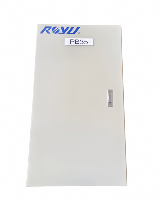 Royu 18 Branches Panel Board Only For Miniature white electrical distribution board PB35