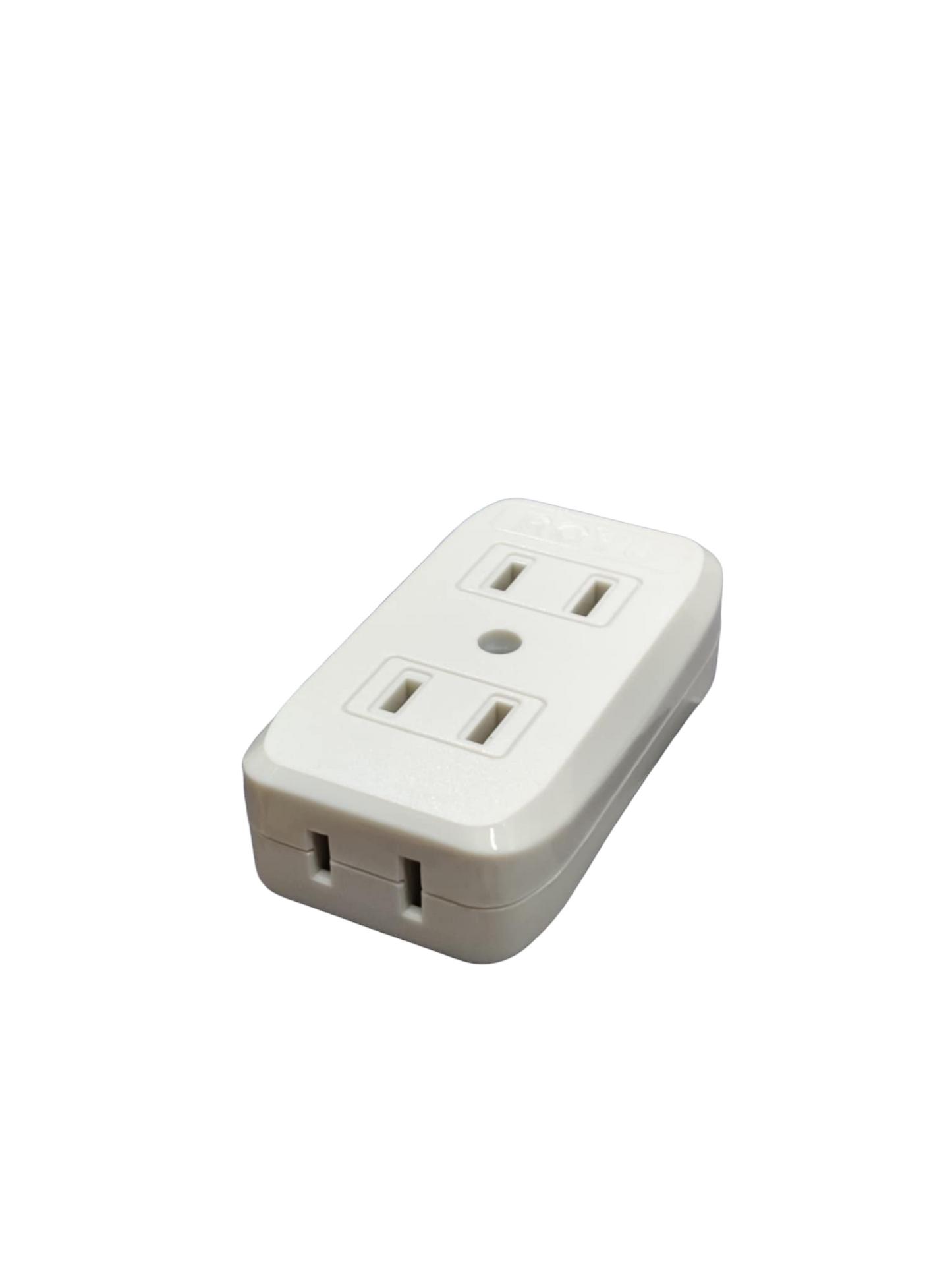 Royu 2 gang outlet 10A 250V in white for safe and efficient power distribution