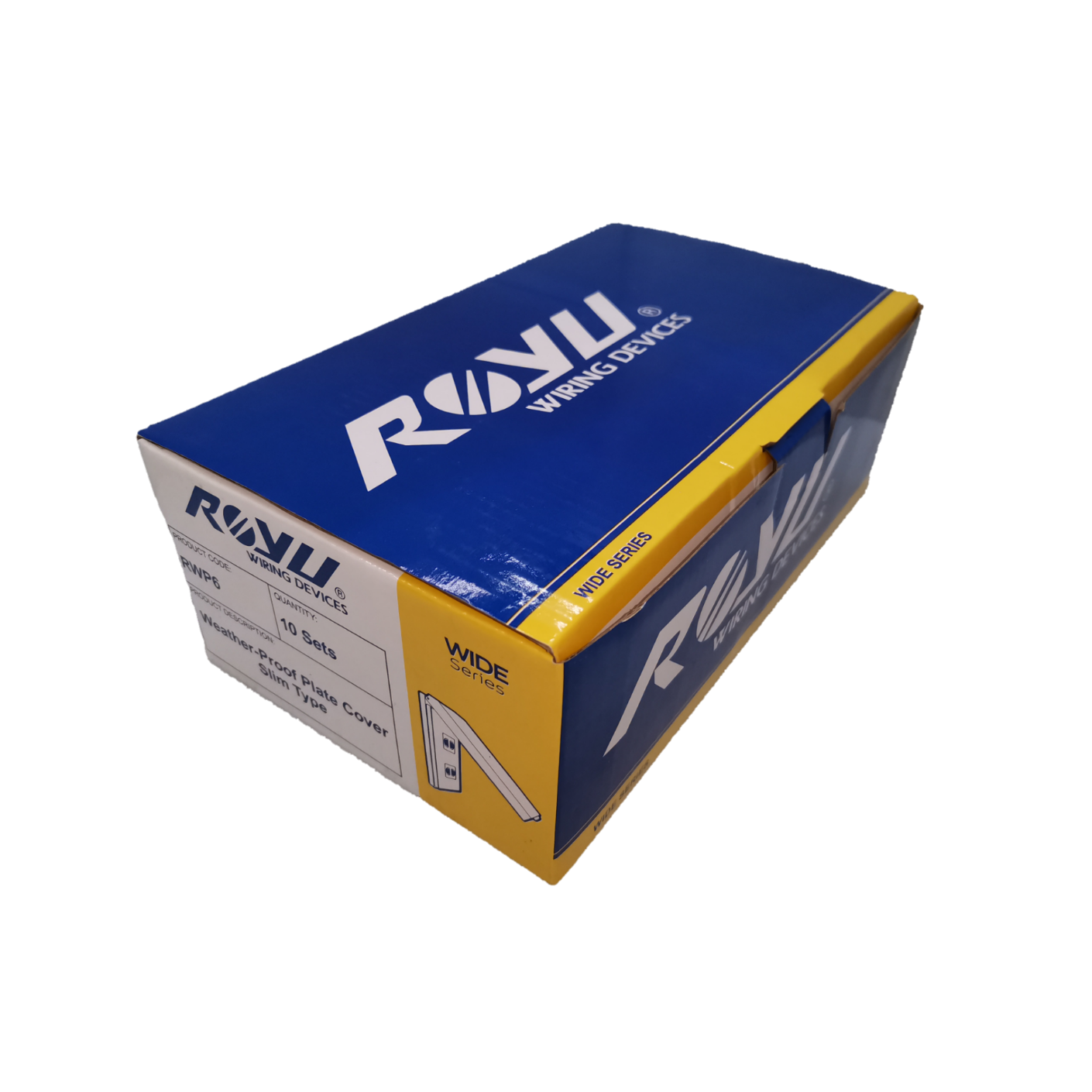 Royu Weatherproof Plate Cover packaging box for power points switches and plugs