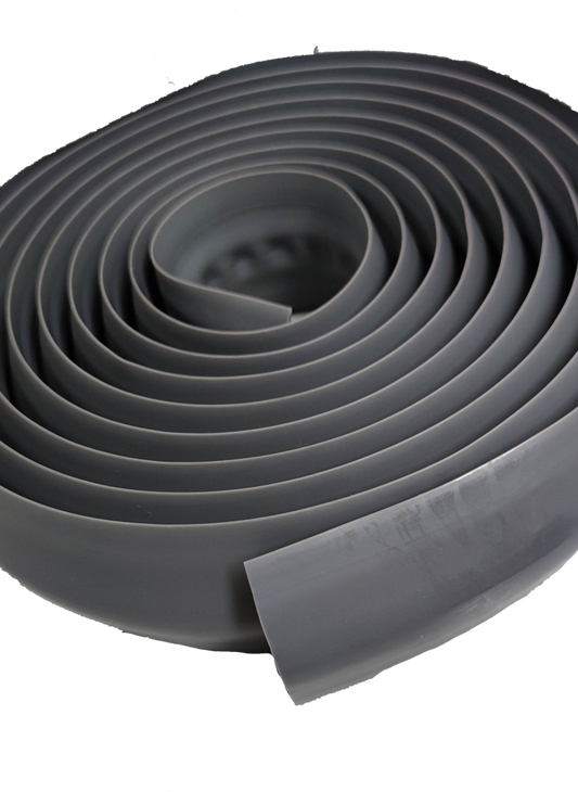 Grippes Rubber Floor Molding 15 Feet Length coil for cable management and floor protection