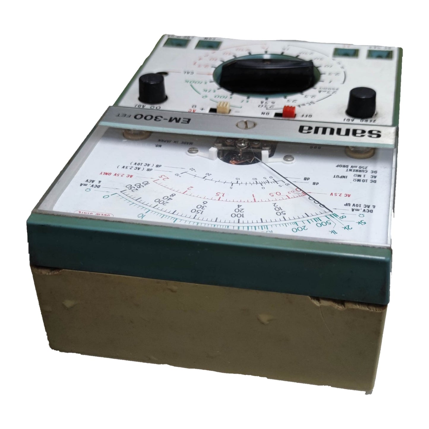 Sanwa Electrotester Solid State Tester with analog dials for accurate electrical measurements
