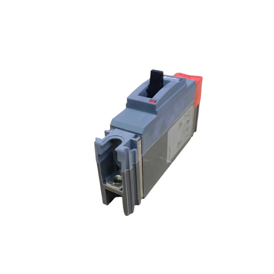 Schneider 15A 1 Pole Industrial Circuit Breaker 25KAIC with gray and red housing for electrical protection