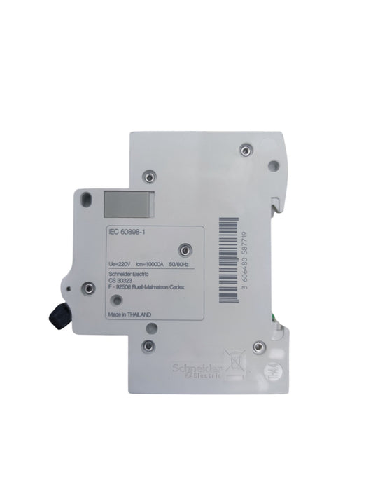 Schneider 50A 2pole Miniature Circuit Breaker 6KAIC electrical component in white housing
