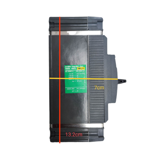 Schneider EZC100N 75A circuit breaker Philippines with black casing and detailed technical label
