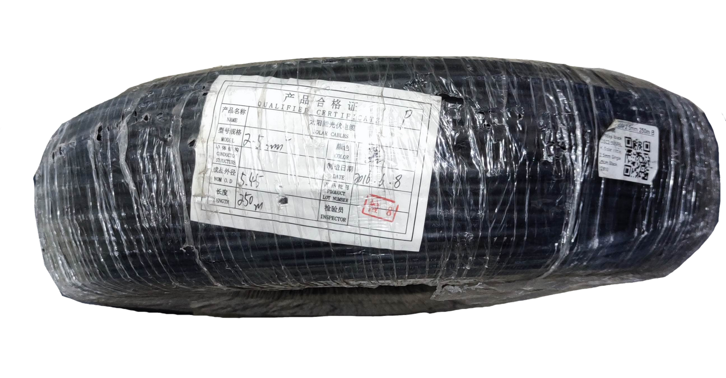 Denko solar power wiring supplies in a roll, designed for efficient solar installations