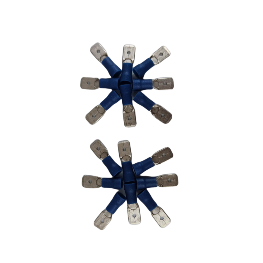 Pack of spade terminal connector 7mm for reliable electrical connections and circuitry projects