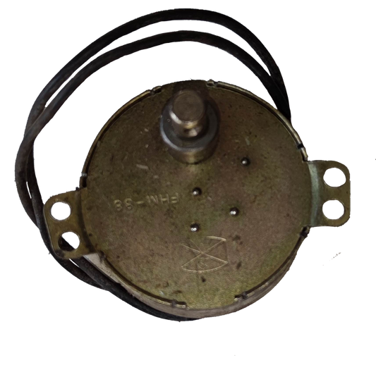 Taiwan-made Synchronous Motor 220V electrical component with metal casing and attached wires