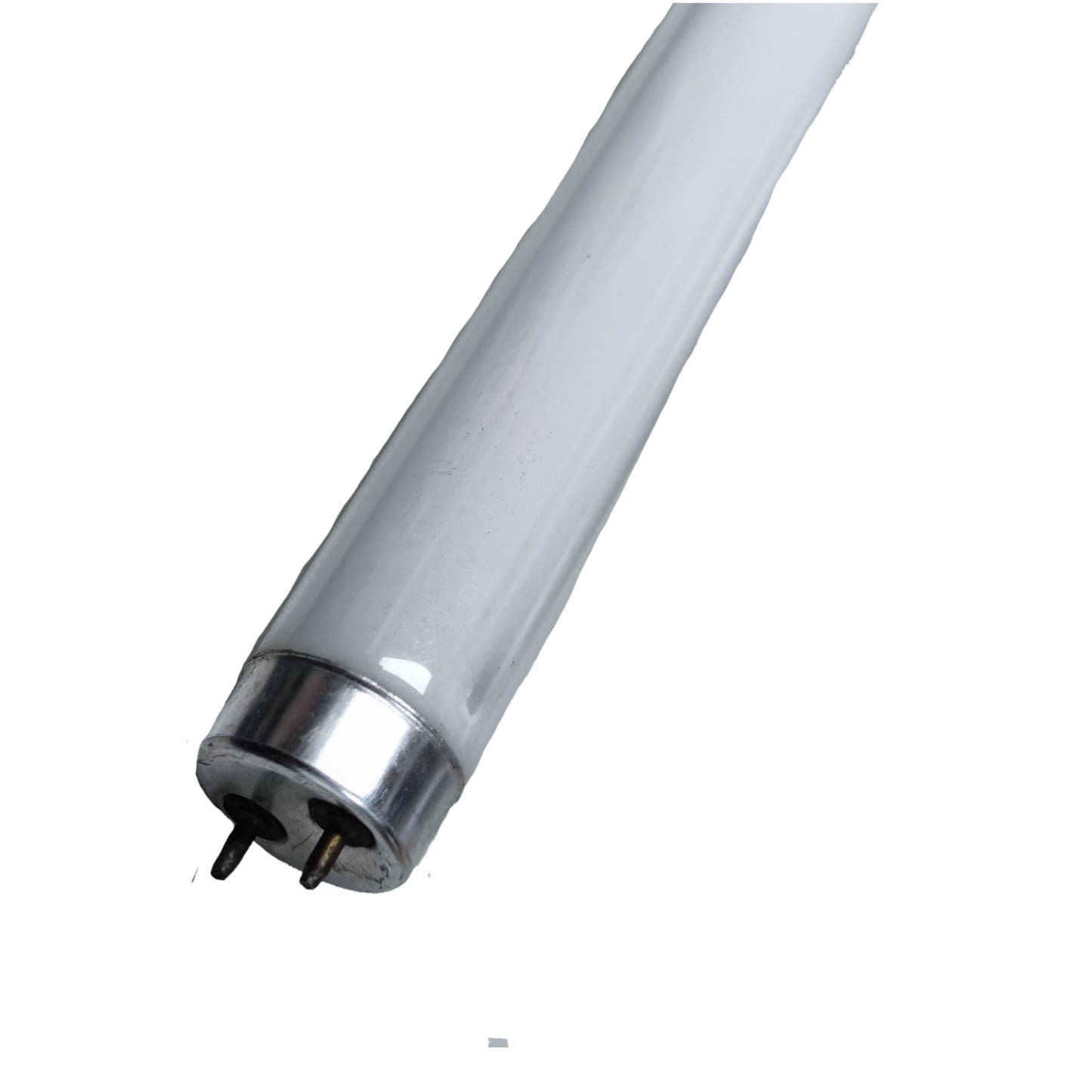 Irisram T8 36W industrial fluorescent lamp tube with metal pins on black background