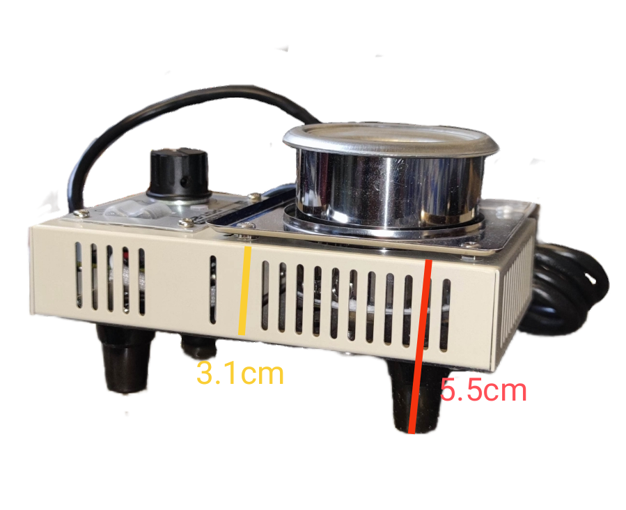Goot Soldering Pot 270 - 530 Degrees Celsius with adjustable temperature control and metal heating pot