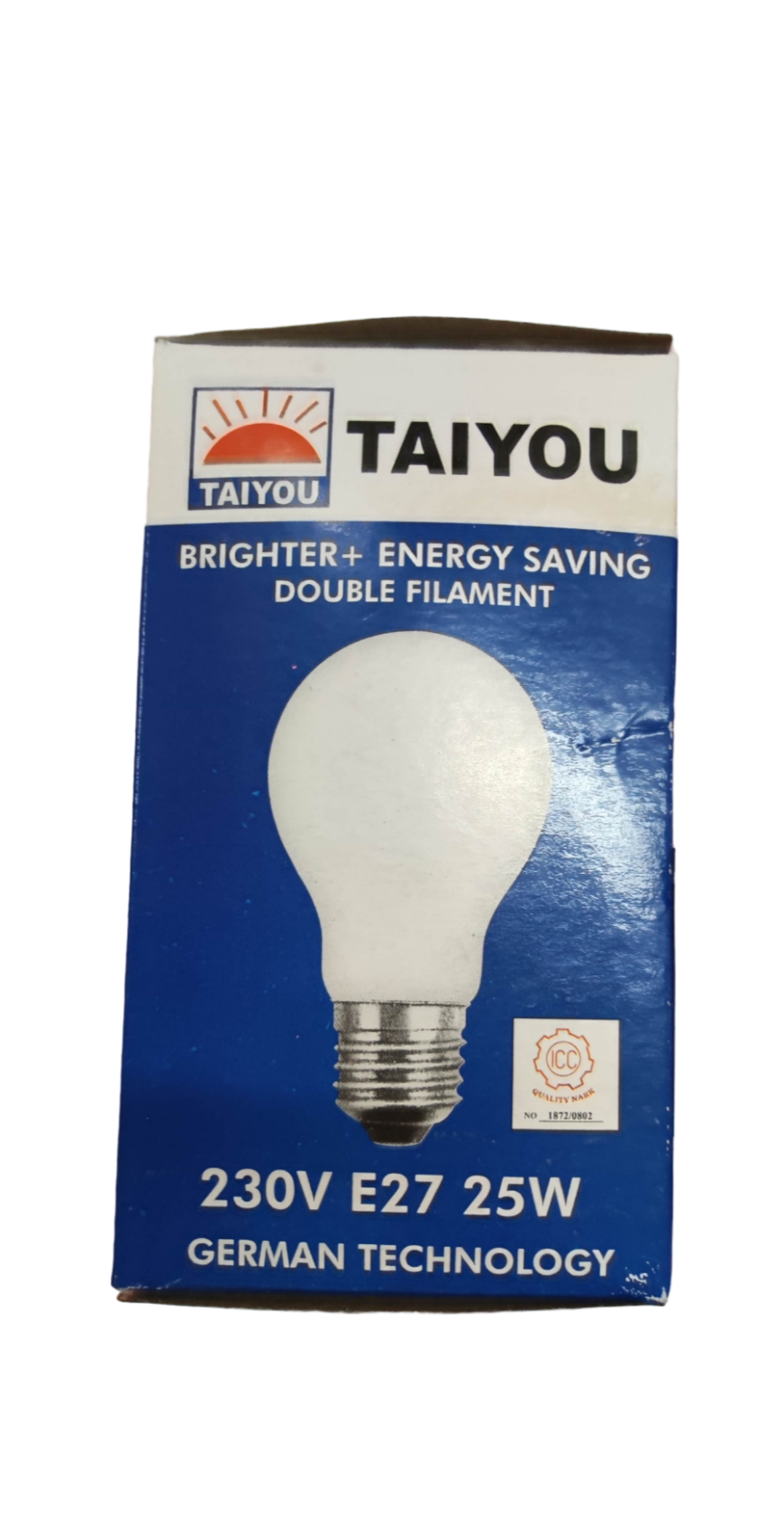 Taiyou E27 25W bulb 220V incandescent bulb box with energy saving double filament