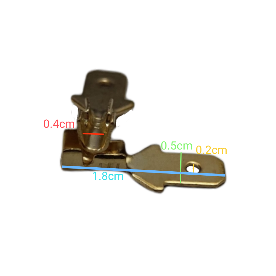 Terminal Lugs Connector Type Male and Female Gold Plated Electrical Circuitry Part for Reliable Connections