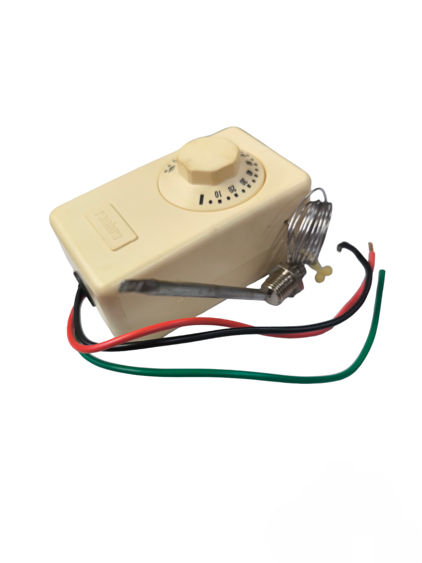 Thermostat Surface Type 0-120 Degrees with dial and wiring for temperature control in power points and switches