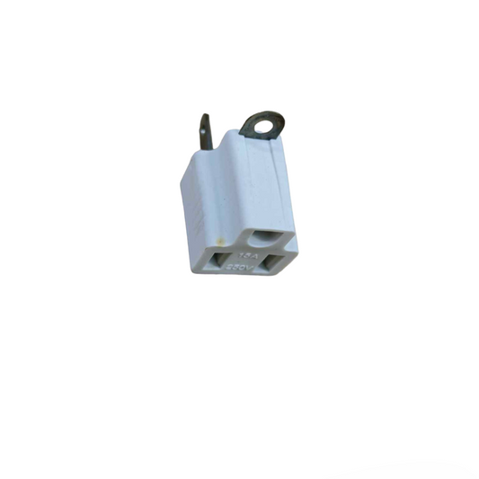 Tokina white Three Prong Plug Adapter 10A 250V travel adapter and converter