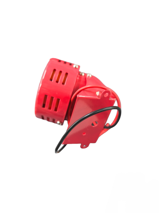 Auspicious red 24V emergency alarm siren for door chimes and bells with black wiring
