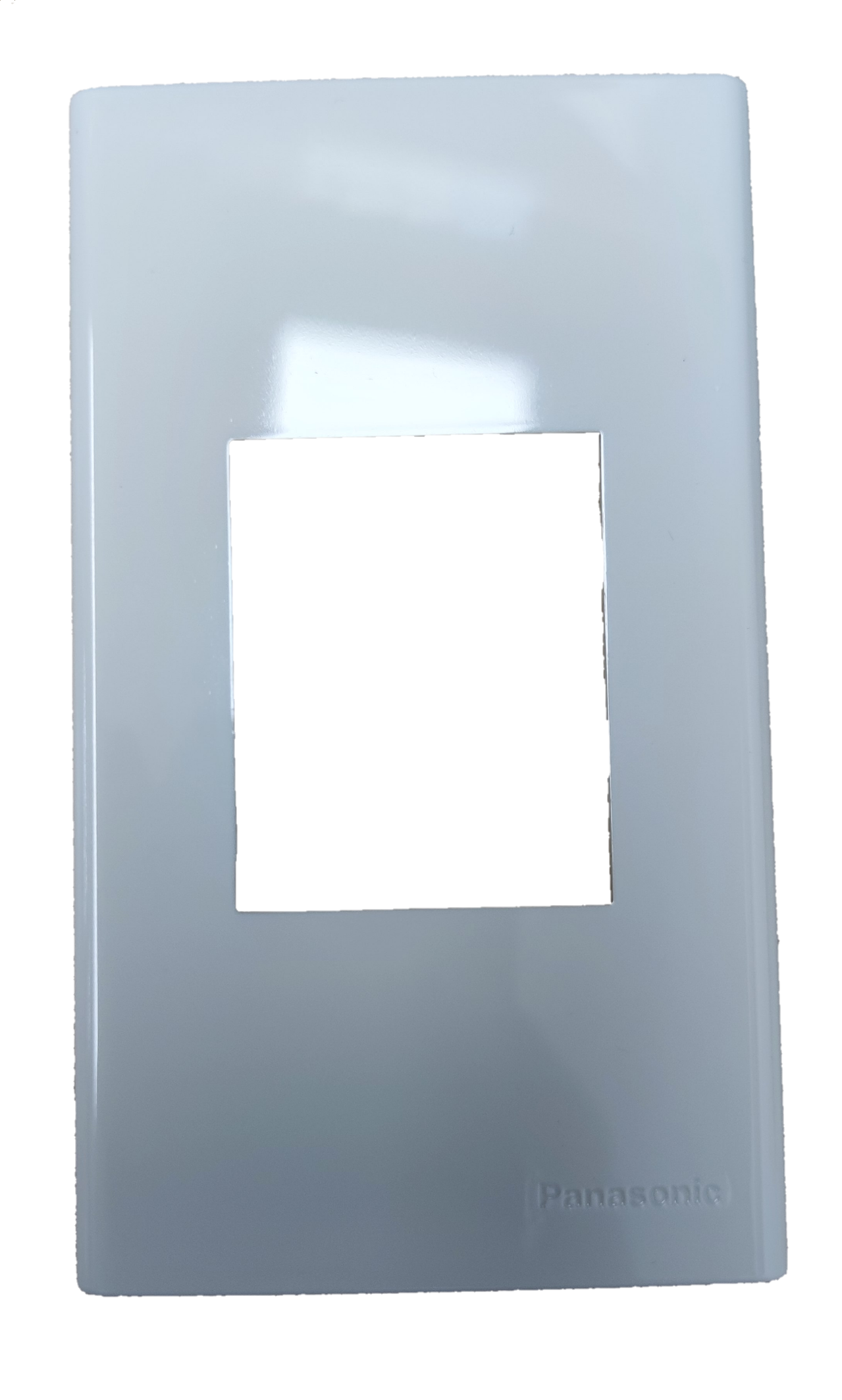 Panasonic WEG68029W-1 Gang Plate Cover white single gang glossy plate with rectangular opening