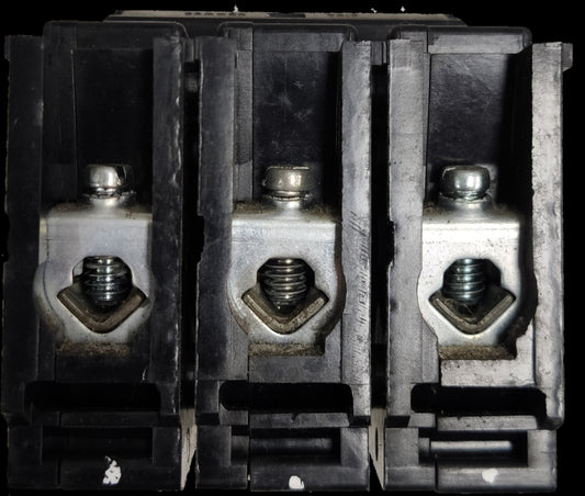 Westinghouse 20A 3 Pole 3 Phase Circuit Breaker Bolt on electrical component close-up