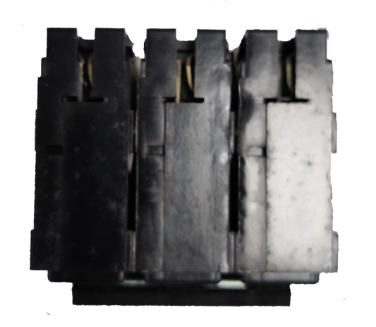 Westinghouse 30A 3 Pole 3 Phase Circuit Breaker Plug-in electrical component in black and white