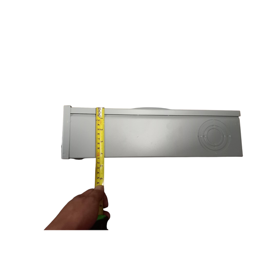 Cirtech Rectangular Meter Base 4 Jaws 1 1/4 inch Hub KWH Meter Base Max 200A