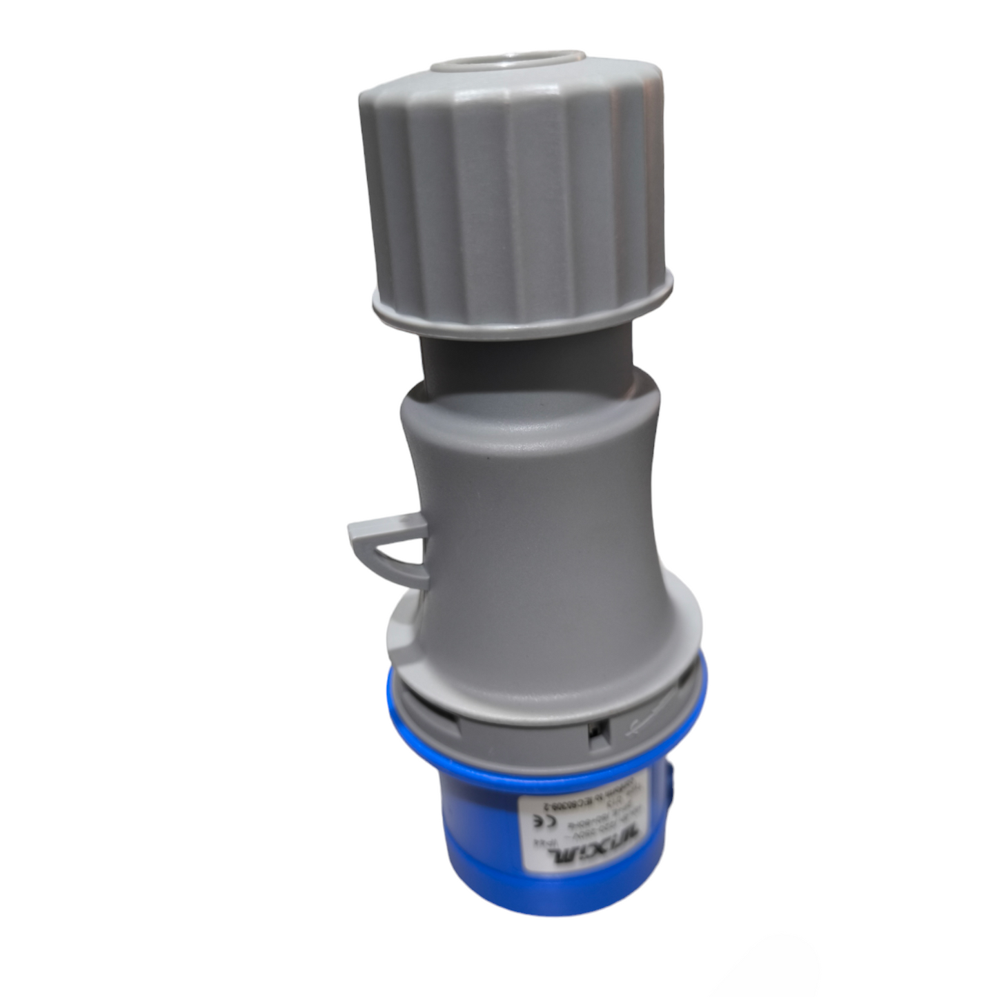 Wixim Industrial Plug 220V with gray and blue durable casing for electrical circuitry and parts