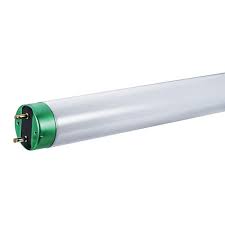 58W fluorescent tube light with green end cap for energy-efficient commercial and industrial lighting