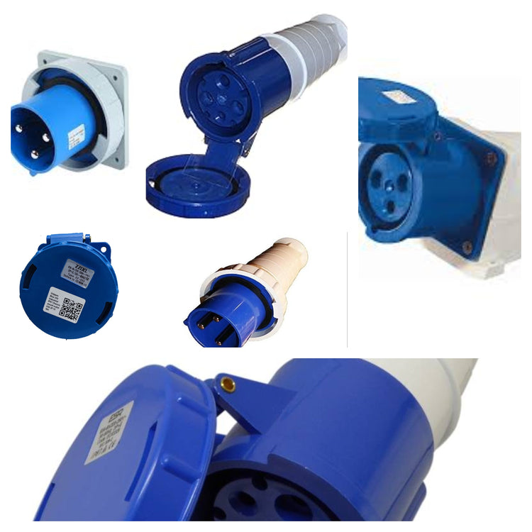 63A 2P+E IEC Industrial Connector