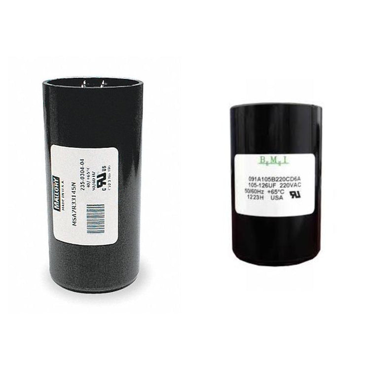 Buy Mallory capacitor BMI capacitor Philippines featuring reliable black cylindrical capacitors for AC motor and electronic applications