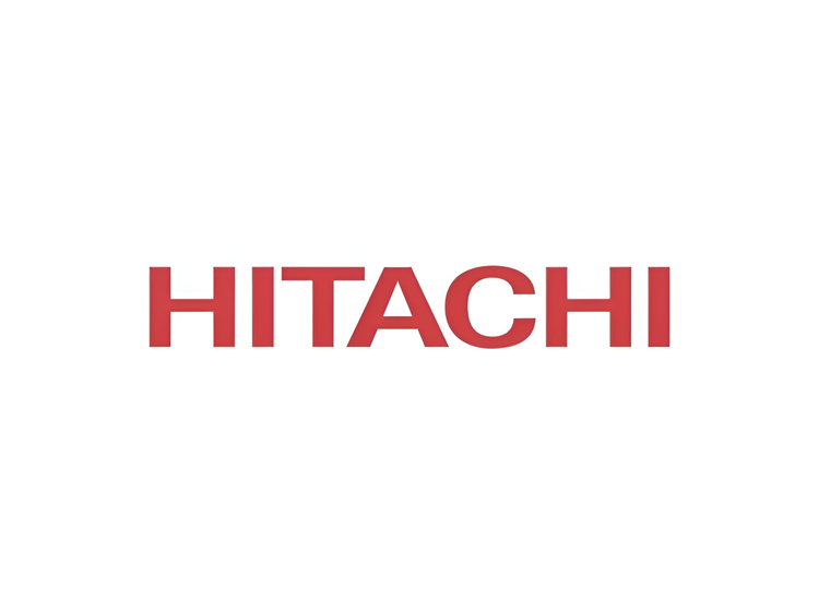 Hitachi logo representing the brand of Hitachi fluorescent tubes and electrical solutions at Electx Electrical Supply