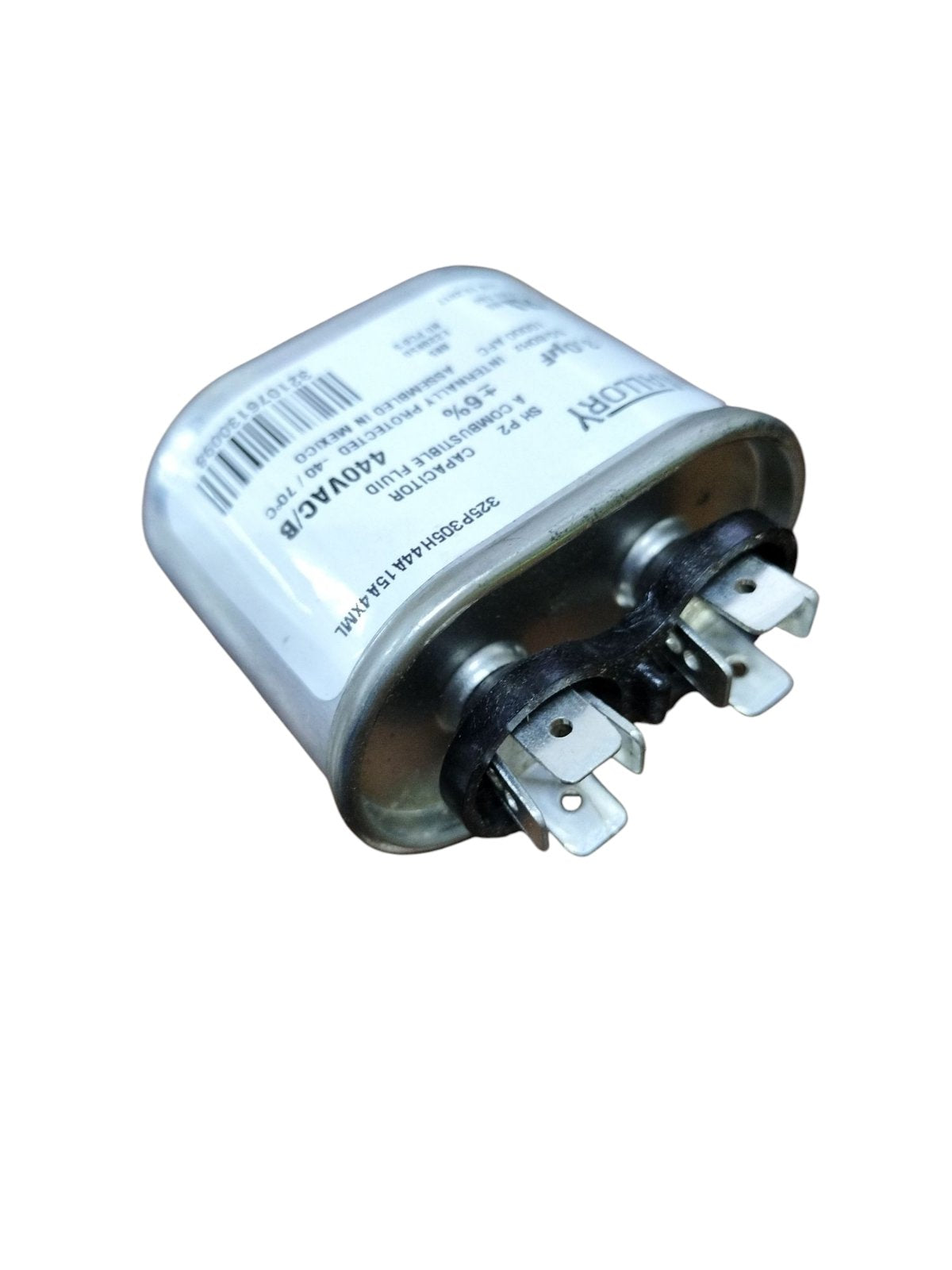 Replacement oil filled capacitor for motors with high insulation and cooling for industrial motor applications