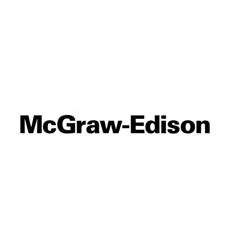 McGraw-Edison electrical fuses logo representing reliable electrical power components and solutions