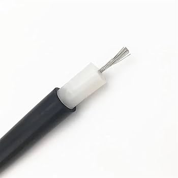 Close-up of neon cable with insulated high voltage wiring to buy neon electrical cable safely