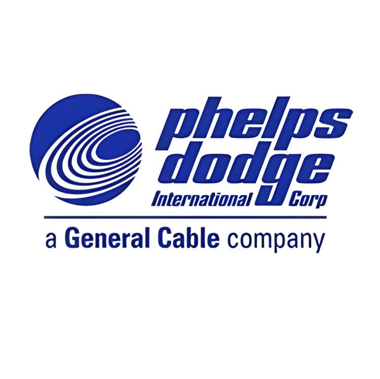 Phelps Dodge electrical wires logo representing high-quality cables and reliable power distribution solutions