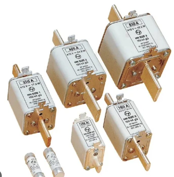 Rare electrical fuses including ceramic and cartridge types with various amperages for circuit protection
