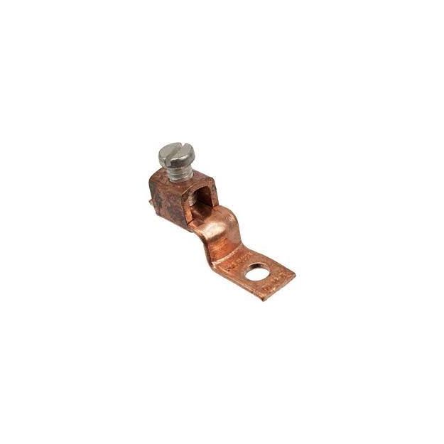 Copper solderless terminal lugs with screw for secure electrical wire connections