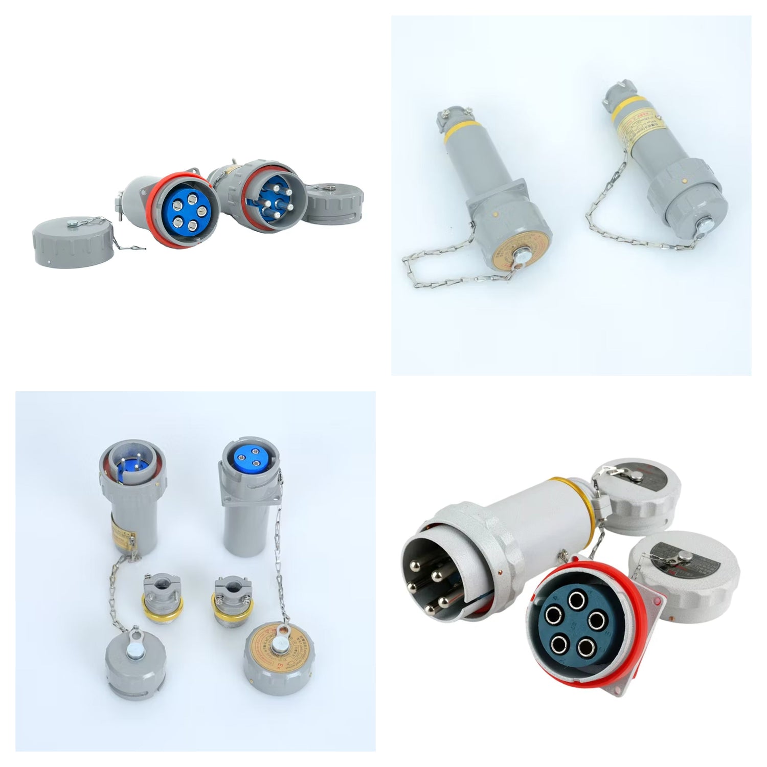 Explosion Proof 150A Industrial Connectors, 200A Industrial Outlet and Plug and 300A IEC Industrial Outlet