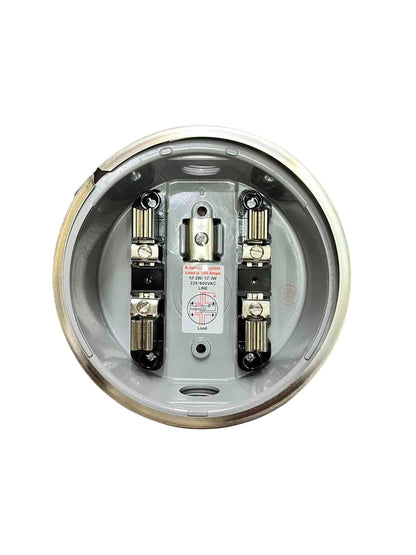 Cirtech Round Meter Base 1 Inch Hub Electrical Meter Base, KWH Meter base