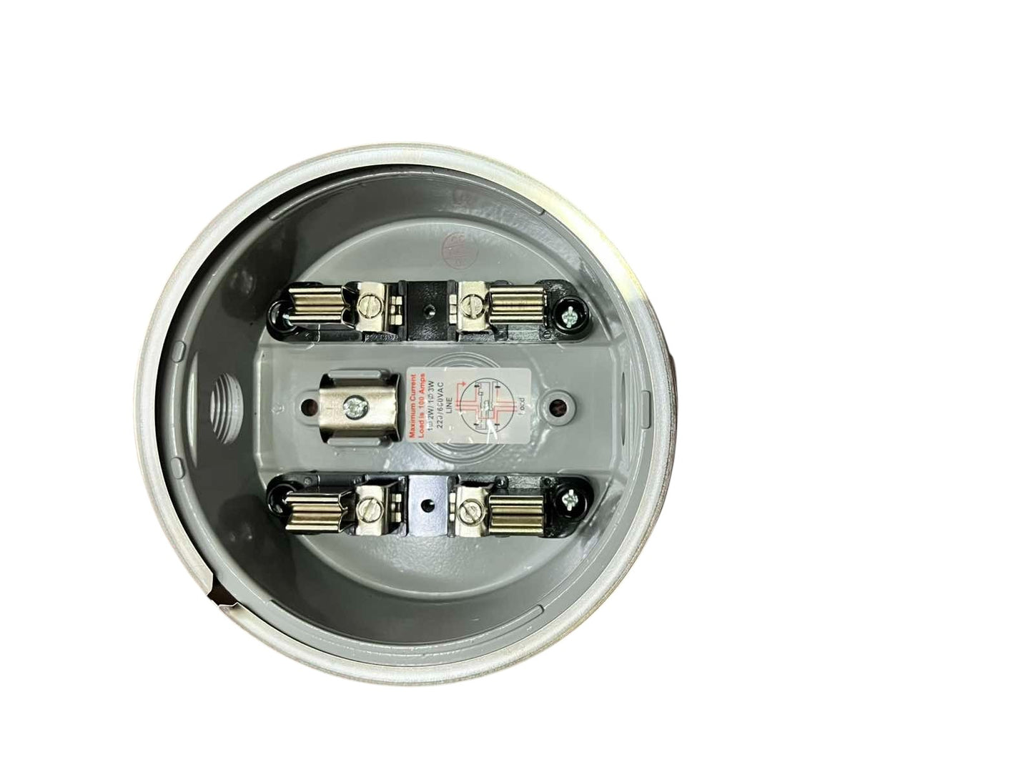 Cirtech Round Meter Base 1 Inch Hub Electrical Meter Base, KWH Meter base