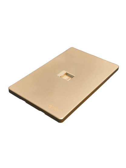 Grazen 1 Gang LAN Outlet with Plate Cover CAT5e Data Outlet Available in Black, White, Grey and  White GW-017