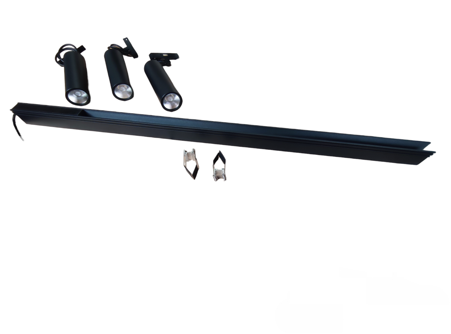 Magnetic Track Light 1 Meter 50mm with 3pcs 6W LED Pendant Track Light 220V Warm White 3000K ( ILLUMIQ TERRA)