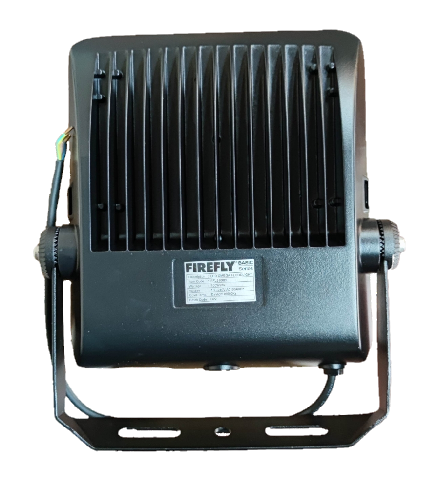 Firefly 100W LED Floodlight 220V Daylight 6500K FFL3100DL Omega Series Flood light