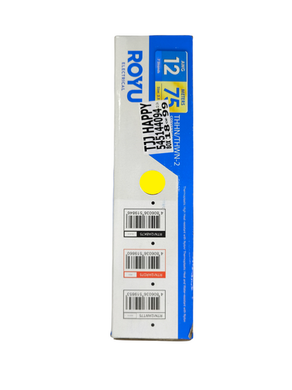 Royu 3.5mm Stranded Wire AWG 12/7 THHN/THWN (75 Meters) Red