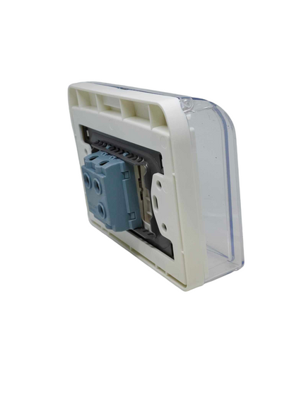 Grazen Weatherproof Plate Cover with Door Bell Switch 16A 220V WC-019-W+GW-018