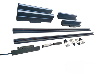 Magnetic Track Light 2 Meters 26mm with 4pcs 18W LED Foldable Flood Track Light 220V Warm White 3000K ( ILLUMIQ TERRA)