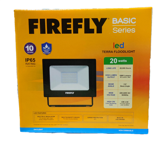 Firefly 20W LED Floodlight 220V Daylight Flood Light
