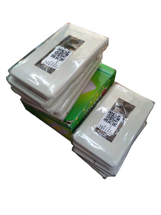 Omni 3 Gang Plate Classic Series 10Pcs