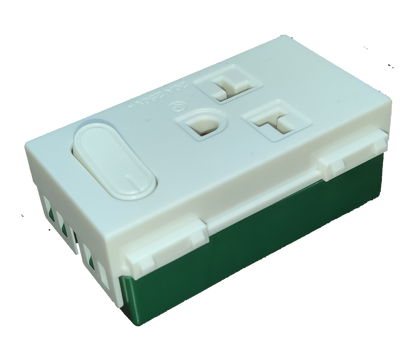 Omni Aircon Outlet Wide Series with Switch 20A 250V WWA-501/S