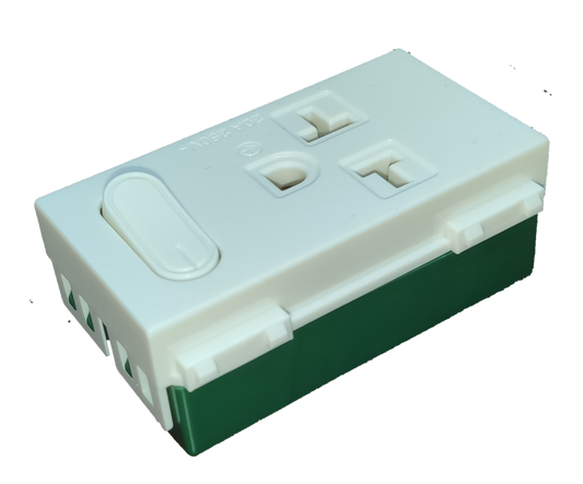 Omni Aircon Outlet Wide Series with Switch 20A 250V WWA-501/S