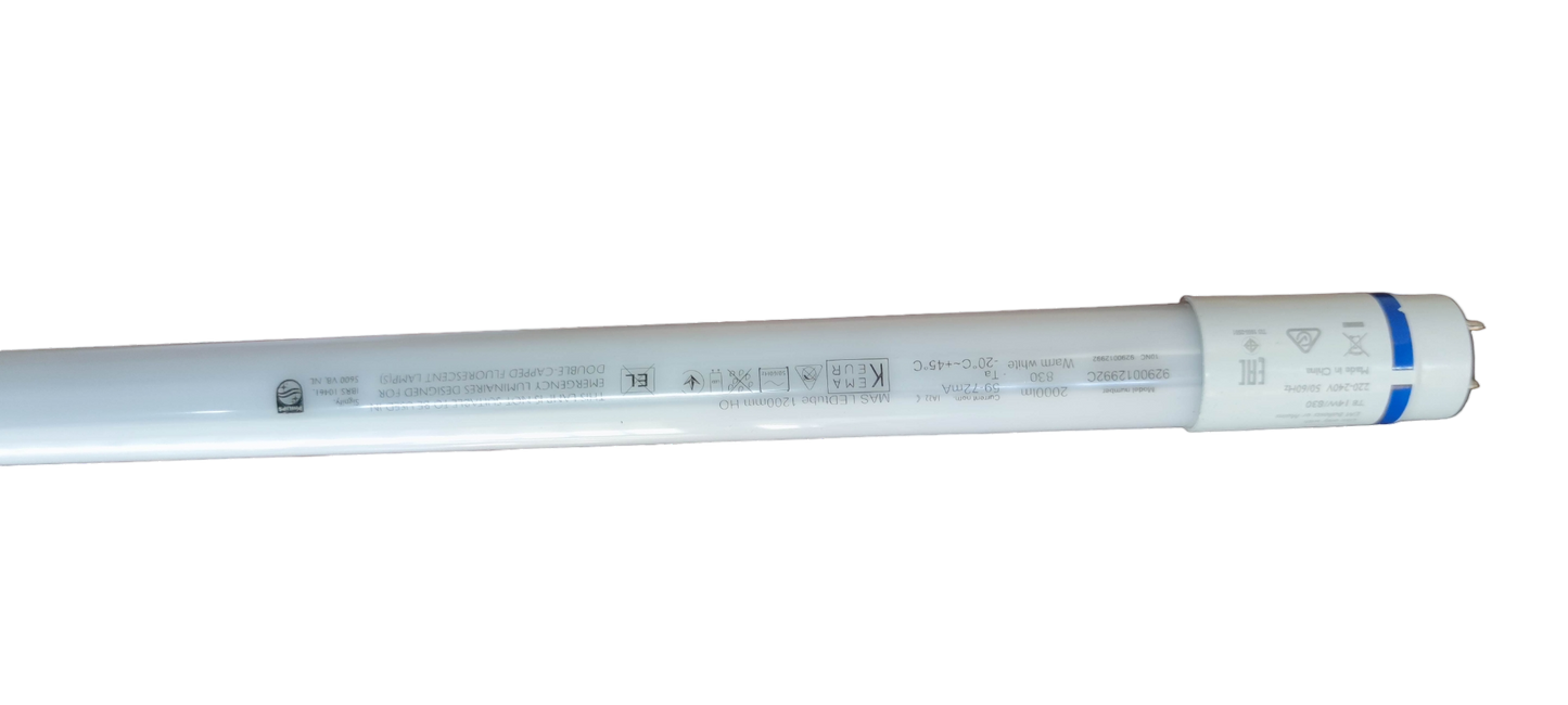 Philips 14W LED Fluorescent Tube Warm White 3000K 220V T8 Single Ended Master Series High Output HO14W/830T8WW